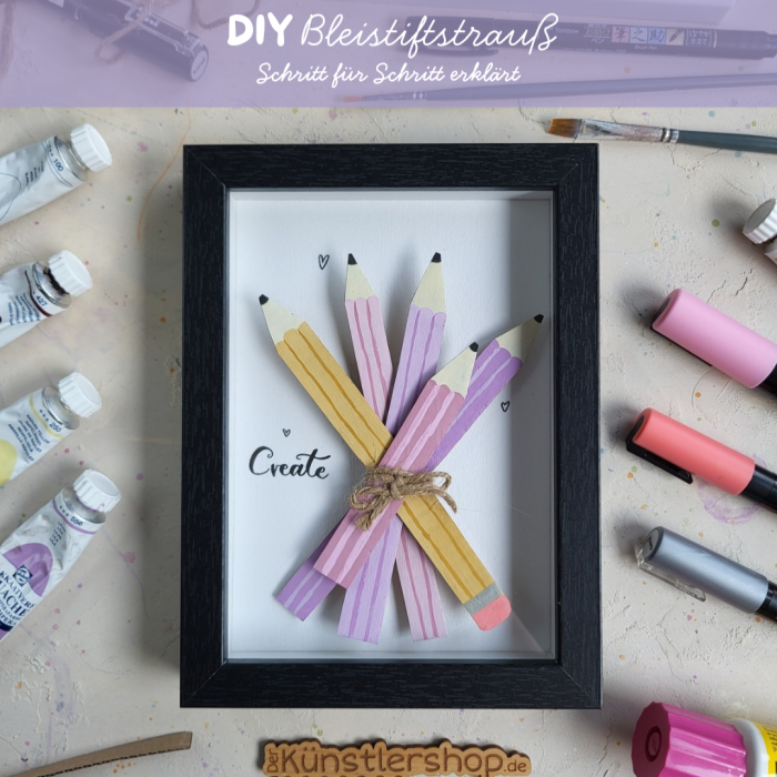 DIY Bleistiftstrauß