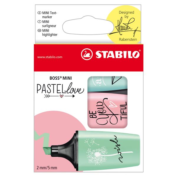 Textmarker STABILO Boss Mini Sweeties - 5er-Set – Arbeitsblätter