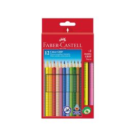 Faber Castell Colour Grip 12 er  24 und 36 iger Set Buntstifte Malen Metalletui 