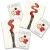 Print: Aquarellpinsel - von Hand gestempelt + Rouge Velour Dotti