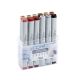 COPIC Classic Marker 12er Set Architekturfarben