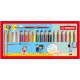 STABILO - Woody 3 in 1 inkl. Pastellfarben - 18er Set mit Spitzer und Pinsel