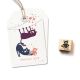 Cats on appletrees - Ministempel - "Plüschkatze"