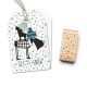 Cats on appletrees - Hintergrundstempel - "Schneeflocken"