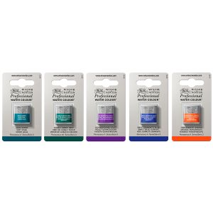 Die Winsor & Newton Professional Aquarellfarben gibt es in 108 verschiedenen Farben