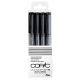 COPIC -  Multiliner schwarz - 4er Set