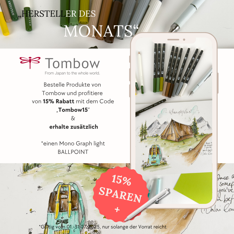 Bild fuer Rabattcode: Tombow15