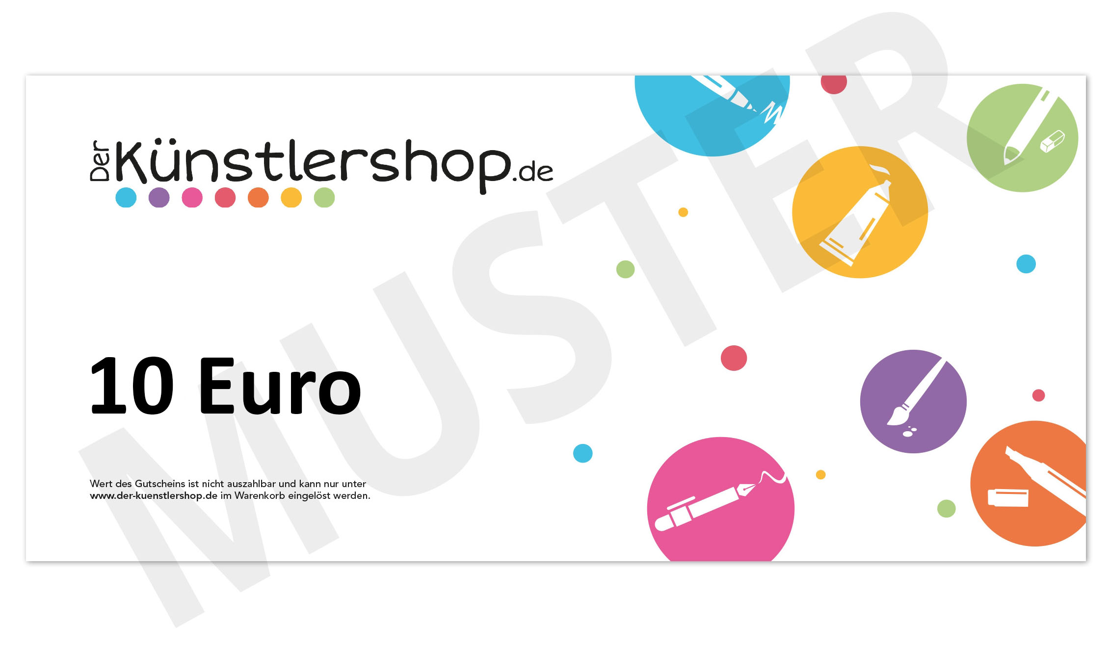 Bild von 10€ Der-Kuenstlershop.de Gutschein