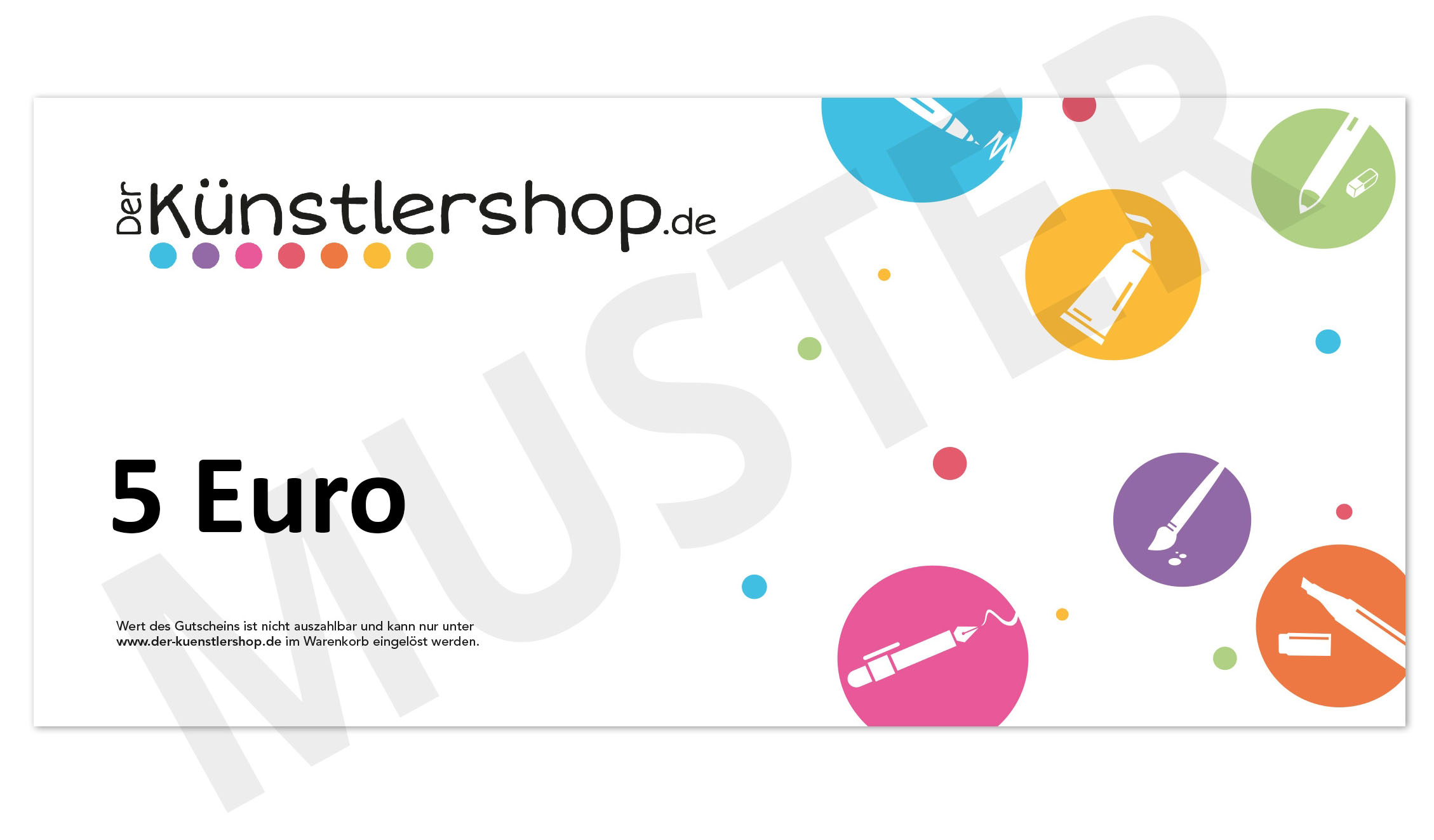 Bild von 5€ Der-Kuenstlershop.de Gutschein